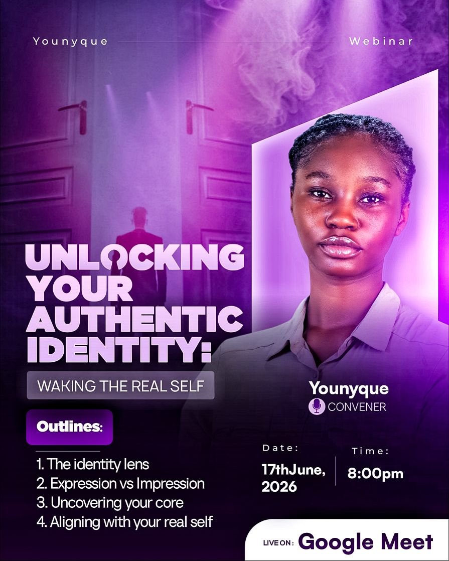 Younyque Personal Growth & Identity Webinar Campaign asset showcase 3