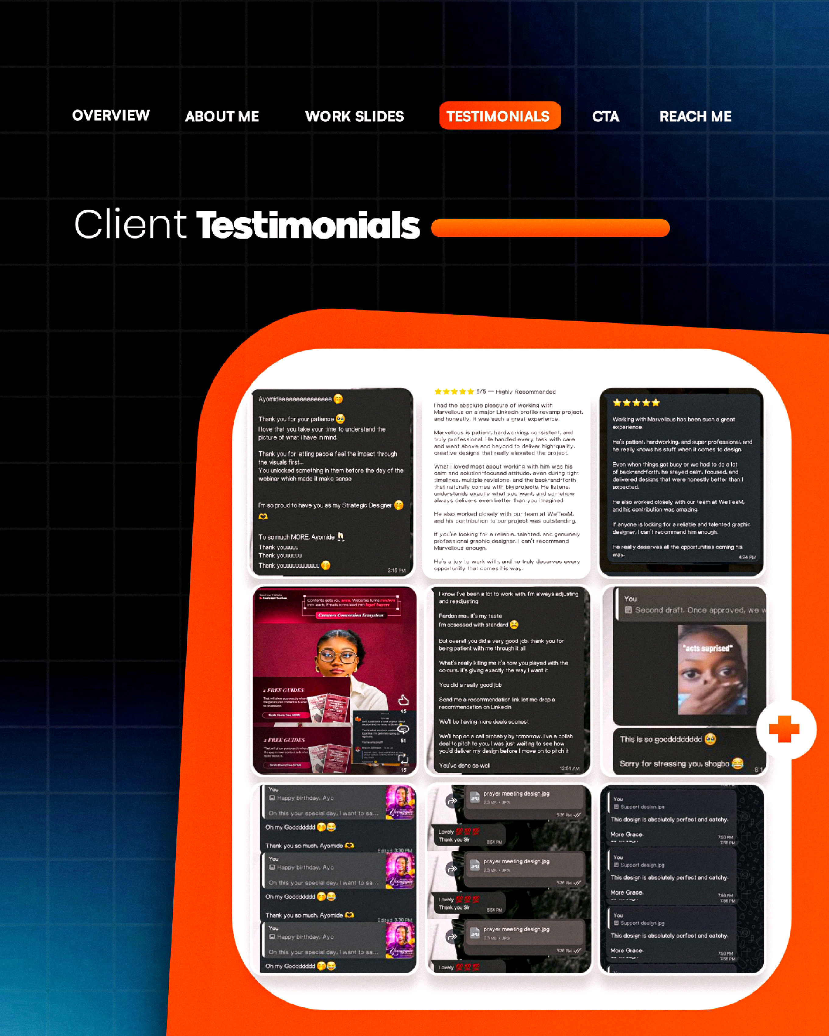 Client Testimonials (Part 1)